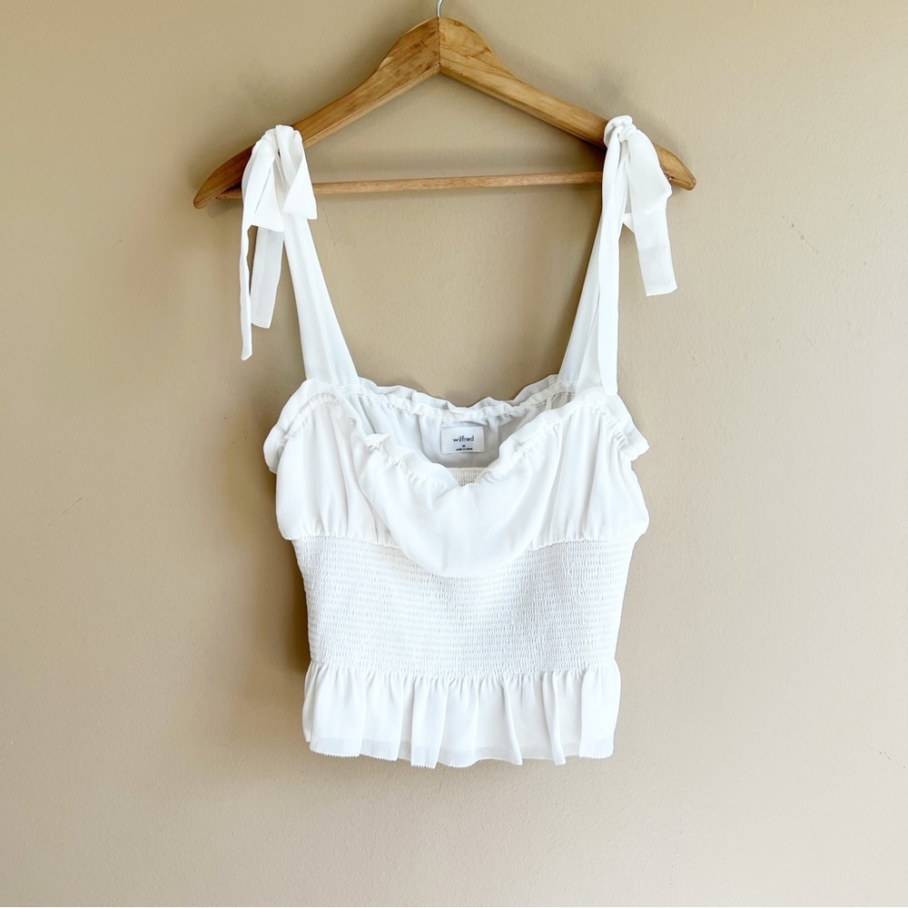 sold Aritzia WILFRED Ballad Camisole Ivory Size Medium - Picture 3 of 8
